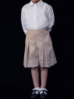 تنورة شورت بيج (بدون قميص)