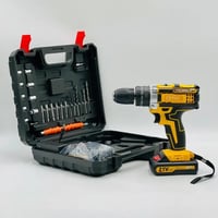 دريل لاسلكي بسرعة 2300r/min مزود ببطاريتين وشنطة م...