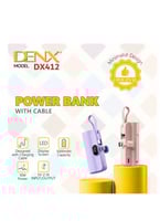 بطاريه متنقله صغيره مع منافذ متعددة يدعم الشحن الس...