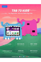 جهاز لوحي للأطفال Oteeto Tab 73 بشاشة 7 بوصة IPS L...