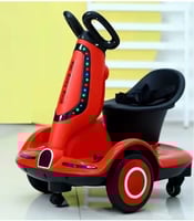 سكوتر كهربائي للأطفال، متعدد الألوان، مقعد مريح،