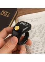 دينكس - خاتم التسبيح الذكي 5 مقاسات 5 في 1 - اسود...