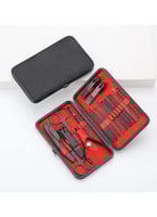 مجموعة مكونة من 18 قطعة لتنظيف الأظافر والجلد والع...