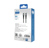 اي بلس - كيبل شحن سريع تايب سى الي تايب سي – قدرة...