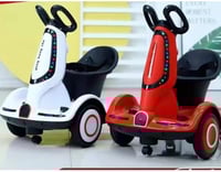 سكوتر كهربائي للأطفال، متعدد الألوان، مقعد مريح،