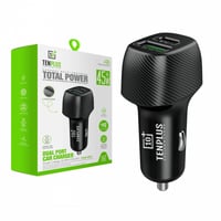 تن بلس شاحن سيارة 48 واط بمنفذين شحن