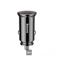 شاحن سياره بيسوس 30 واط مدخلين USB+PD