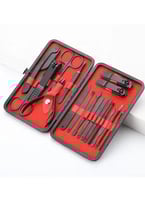 مجموعة مكونة من 18 قطعة لتنظيف الأظافر والجلد والع...