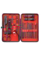 مجموعة مكونة من 18 قطعة لتنظيف الأظافر والجلد والع...