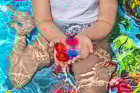 مسبح ثلاثي الأبعاد "مغامرة تحت البحر"2.62 م × 1.75...