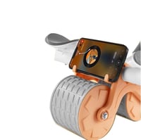 عجلة تمارين البطن مع ارتداد تلقائي ودعم للكوع مزود...