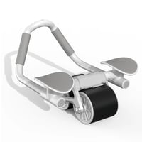 عجلة تمارين البطن مع ارتداد تلقائي ودعم للكوع مزود...