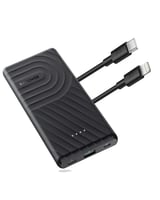 بطارية R راف باور بسعة 10000ملي امبير + كيبل لايتن...