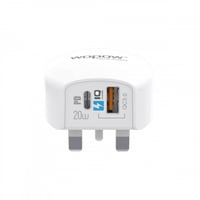 وبو-شاحن جداري منفذين صغير بقوة 20 واط -