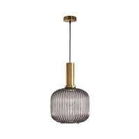 إضاءة معلقة نيو كلاسيك زجاج رمادي E27