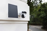 كاميرا مراقبة بعدستين تعمل بالطاقة الشمسية – 4 ميج...