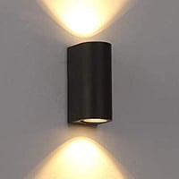 اطار انارة جدارية أسود اتجاهين اللمنيوم