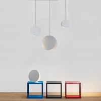 إضاءة معلقة دائرية أبيض 25سم