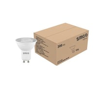 كرتون لمبة 6500K SMCO ليد GU10 ابيض 6W