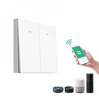 مفتاح إنارة ذكي مفرد لون ابيض