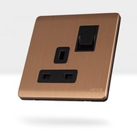 فيش سمكو ثلاثي 13أمبير ذهبي