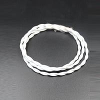 سلك مبروم أبيض بالمتر