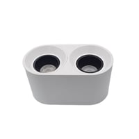 فريم إنارة لطش ضد التوهج أبيض مجوز من الداخل أسود...