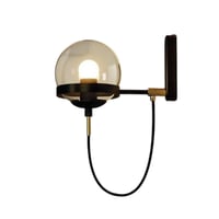 إضاءة جدارية بحامل كرة زجاجية