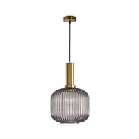 إضاءة معلقة نيو كلاسيك زجاج رمادي E27