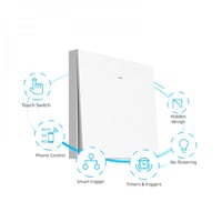 مفتاح إنارة ذكي مفرد لون ابيض