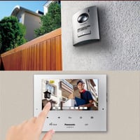 جرس انتركوم باناسونيك بالفيديو لون فضي - VL-SV74