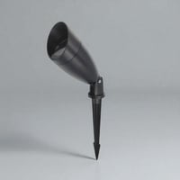 إطار إنارة الغرس الألمنيوم لون اسود بقاعدة GU10