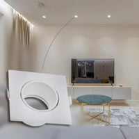 اطار سبوت لايت بلاستيك أبيض