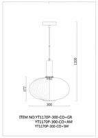إضاءة معلقة نيو كلاسيك أخضر E27