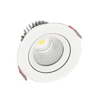 إضاءة ليد سبوت لايت 5واط / 7سم أبيض دائري