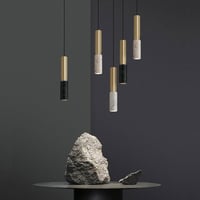 اضاءة مودرن ذهبي و أسود