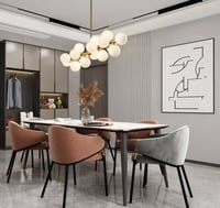 إضاءة ثريا مودرن ذهبي