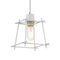 إضاءة شبك مربع أبيض