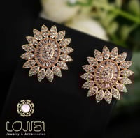 طقم زركون ناعم مطلي ( ذهبي )