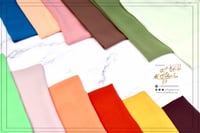 شيل - حجابات قماش ملكة ياباني سادة