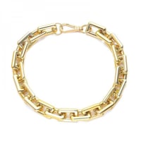 سلسال للنساء جنزير سلسلة لون ذهبي شكل 1