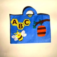 الحقيبة التعليمية القماشية - الحروف الإنجليزية