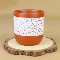 كوب فخار مزخرف 240 مل