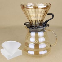 طقم V60 مقاس 02 ذهبي + فلاتر هدية