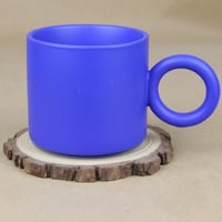 كوب قهوة ازرق فاخر 400 مل