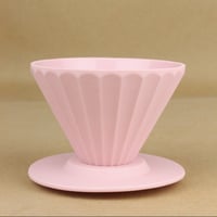 قمع V60 وردي سليكون 01