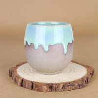 كوب قهوة مزخرف تركوازي 170 مل