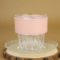 كوب قهوة تركية بسمكة جلد وردية 100 مل