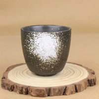 كوب قهوة بزخرفة بيضاء 120 مل