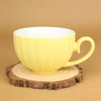 كوب لاتيه اصفر 260 مل